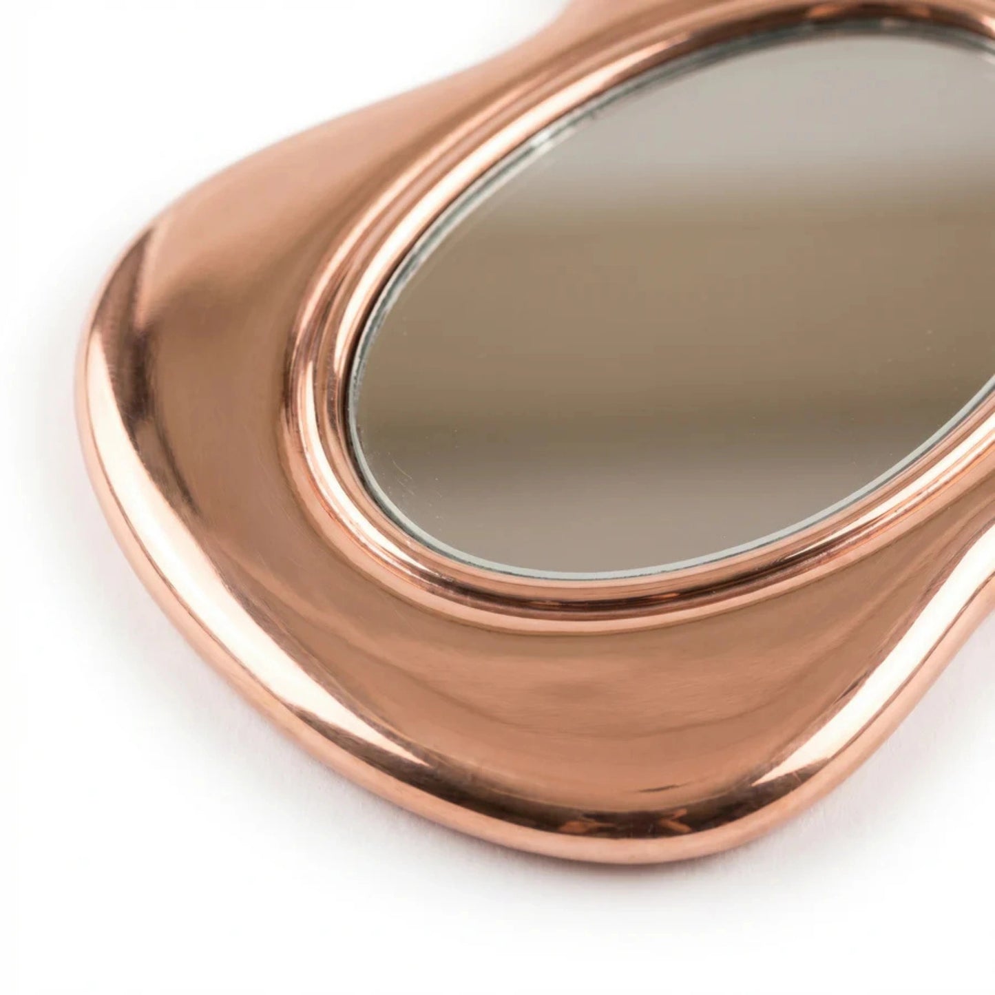 Handcrafted Pure Copper Hand Mirror