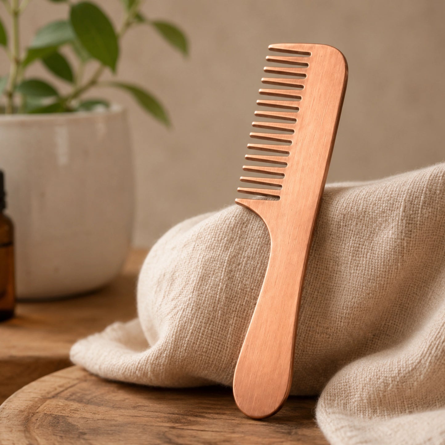 Handcrafted Pure Copper Comb