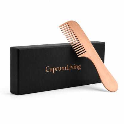 Handcrafted Pure Copper Comb