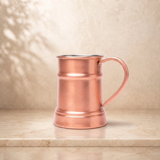 Copper Beer Mug – Tin-Lined, Handcrafted Gift