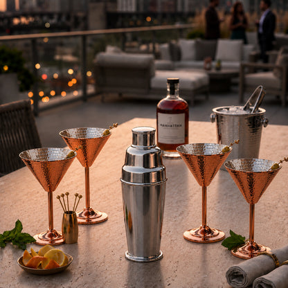 Copper Cocktail Shaker – Handcrafted Artisan Bar Tool