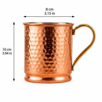 Copper Mug – Handcrafted, Tin-Lined, Coffee & Tea Gift