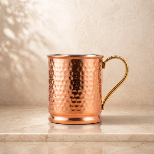Copper Mug – Handcrafted, Tin-Lined, Coffee & Tea Gift