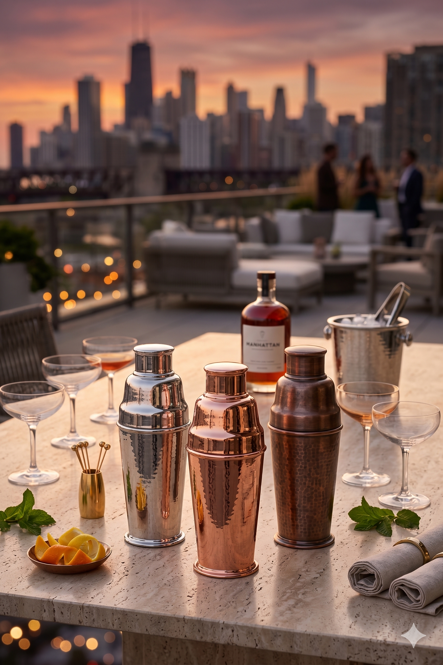 Handcrafted Copper Cocktail Shaker