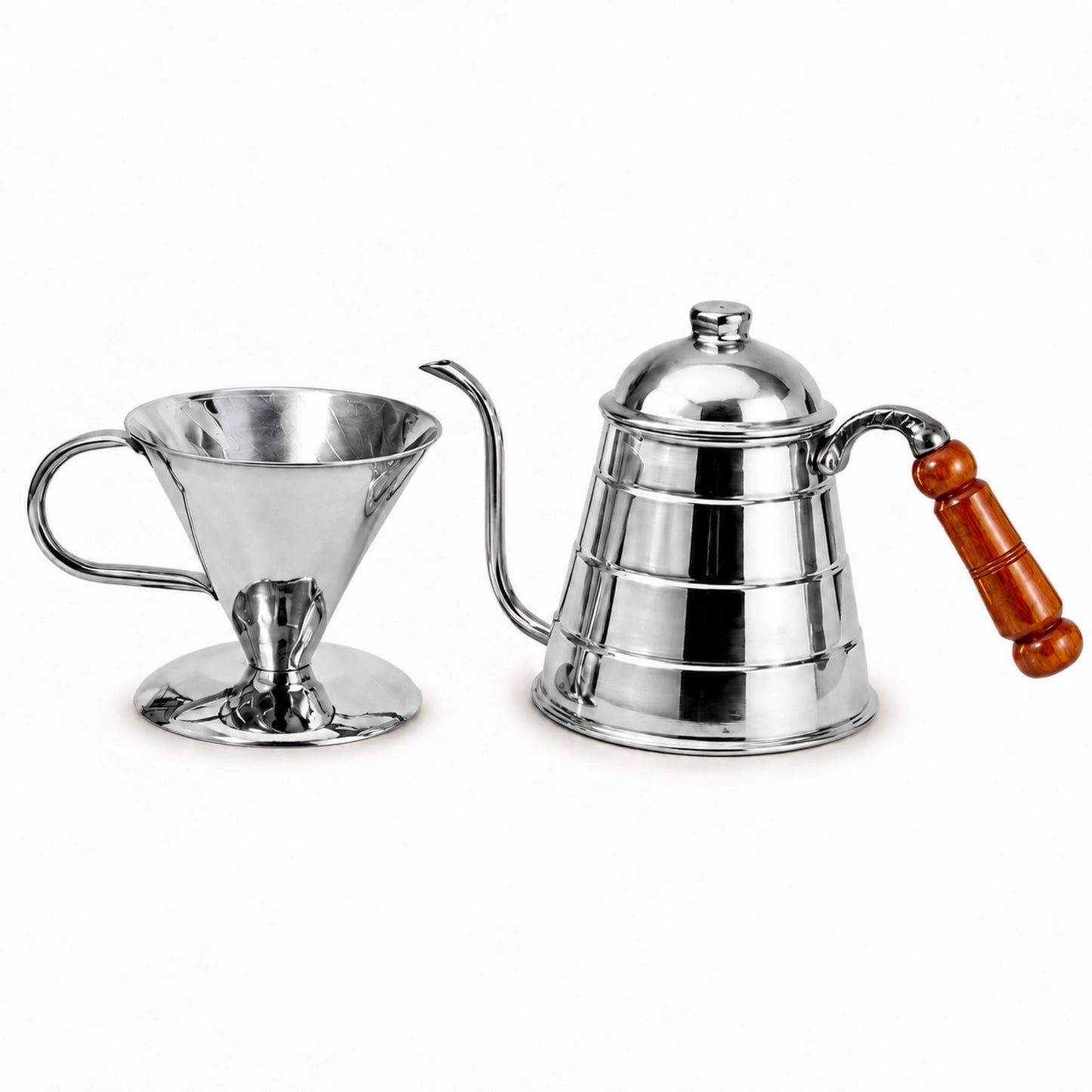 Handcrafted Copper Pour Over Coffee Set