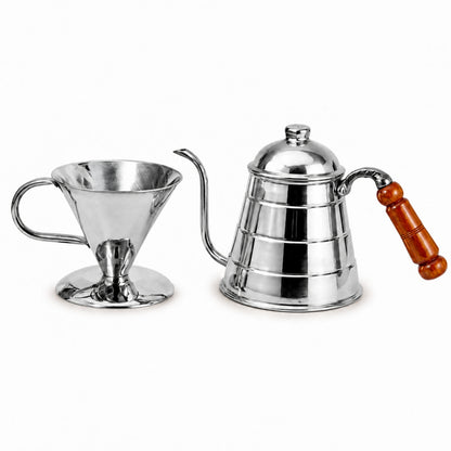 Handcrafted Copper Pour Over Coffee Set