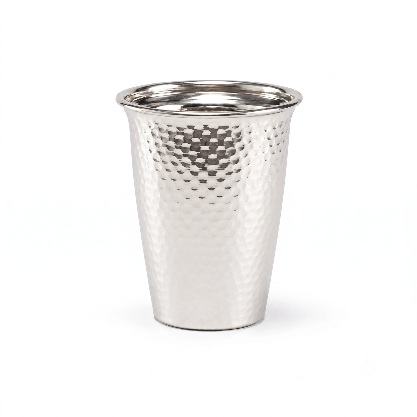 Handcrafted Hammered Copper Cup Set – Tin-Lined Drinking Tumbler